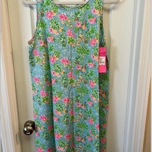 NWT Disney Parks x Lilly Pulitzer Mickey & Minnie Mouse Kristen Swing Dress Sz L